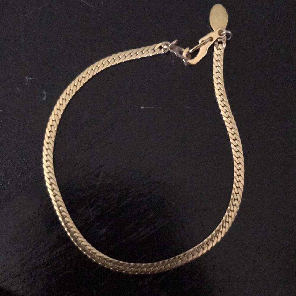 Vintage Herringbone Tennis Bracelet